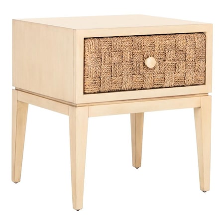 Safavieh 25 x 23 x 20 in. Armand Woven Wood Nightstand, Natural SFV1304A